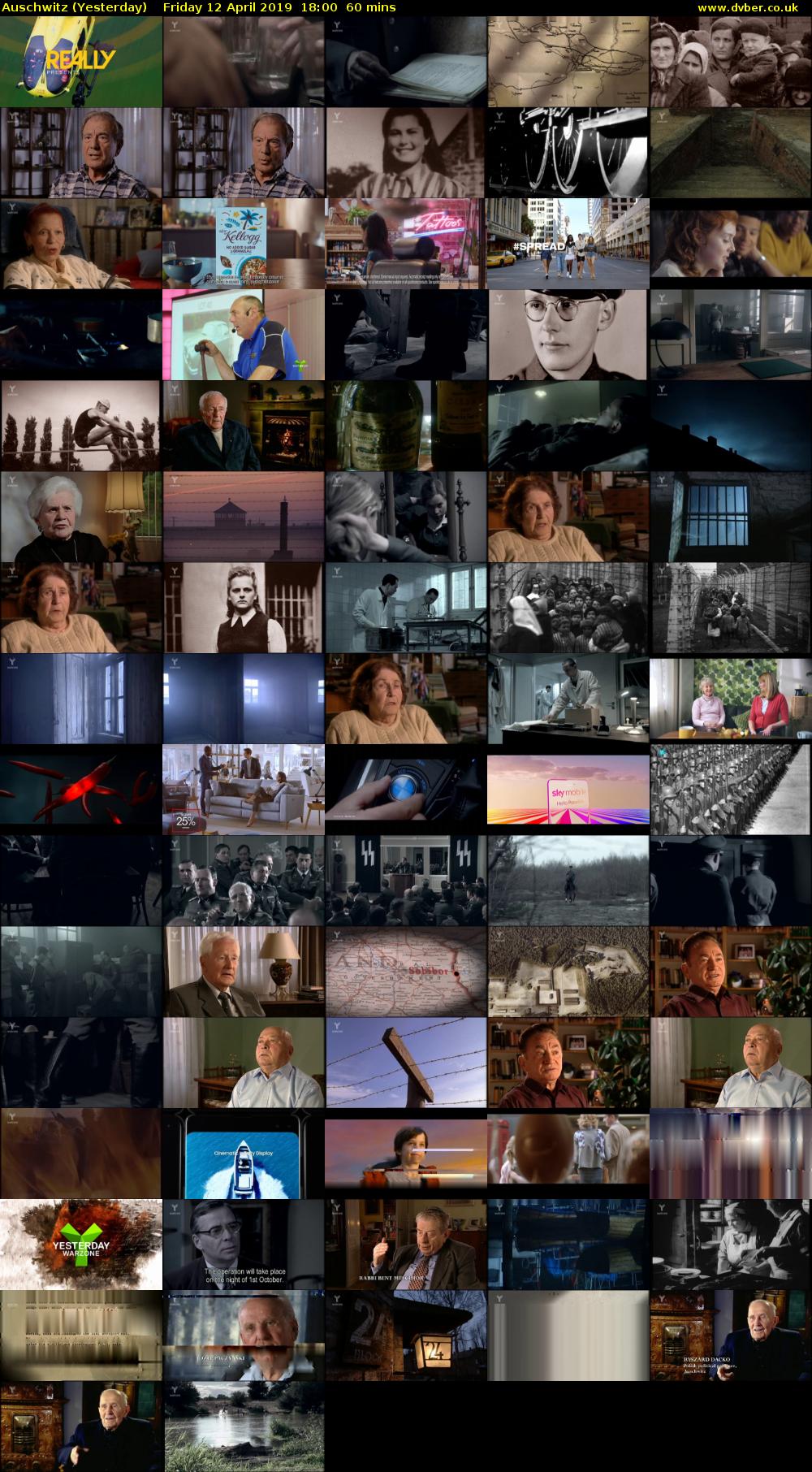 Auschwitz (Yesterday) Friday 12 April 2019 18:00 - 19:00