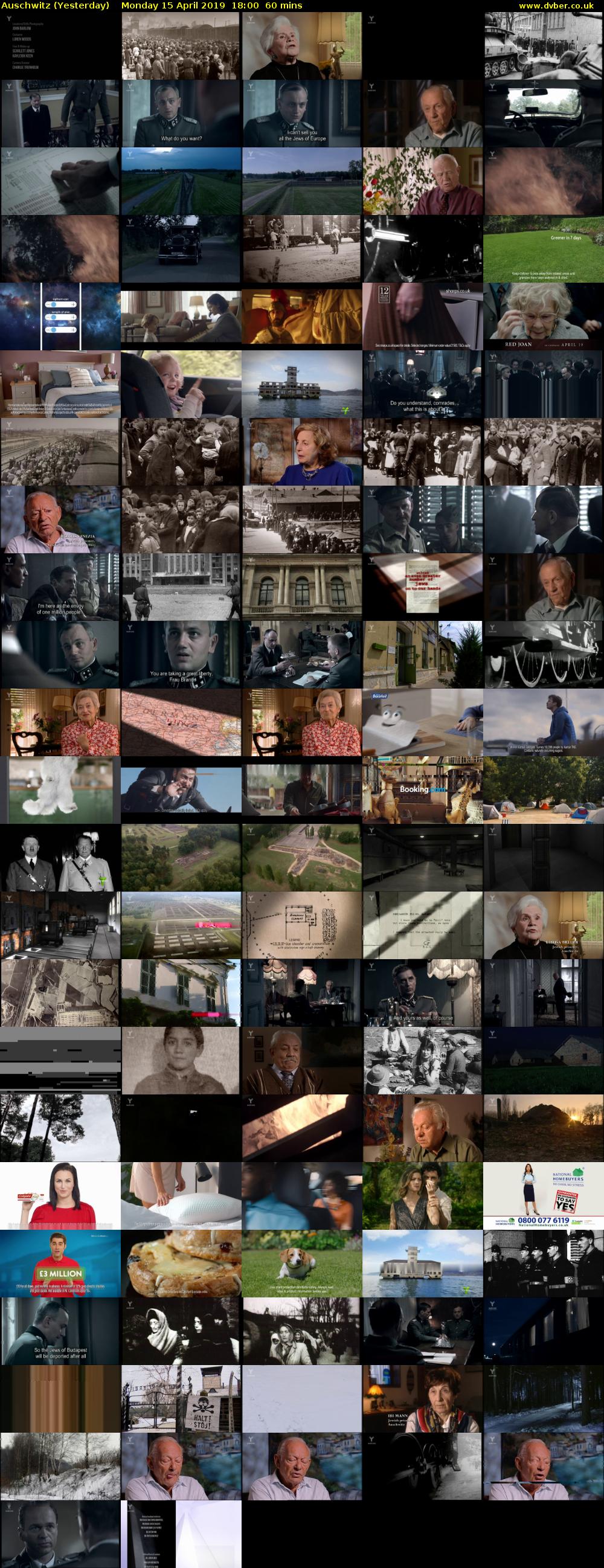 Auschwitz (Yesterday) Monday 15 April 2019 18:00 - 19:00