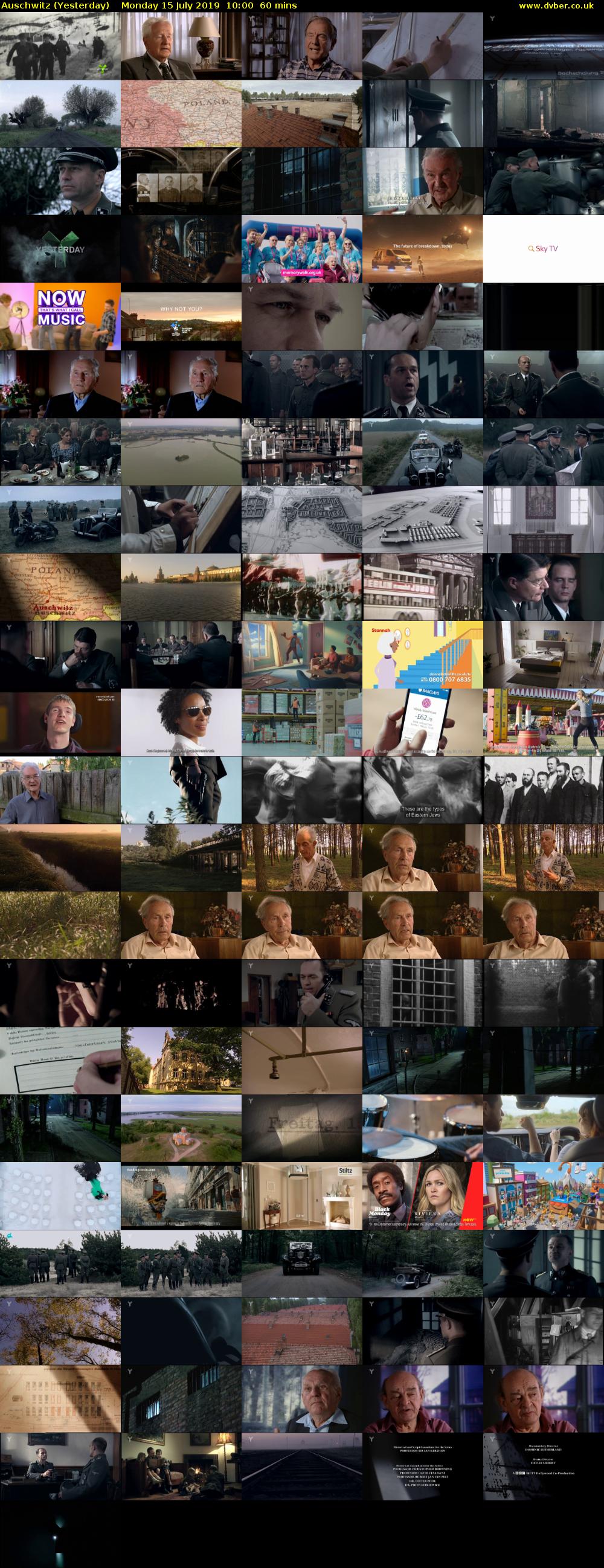 Auschwitz (Yesterday) Monday 15 July 2019 10:00 - 11:00