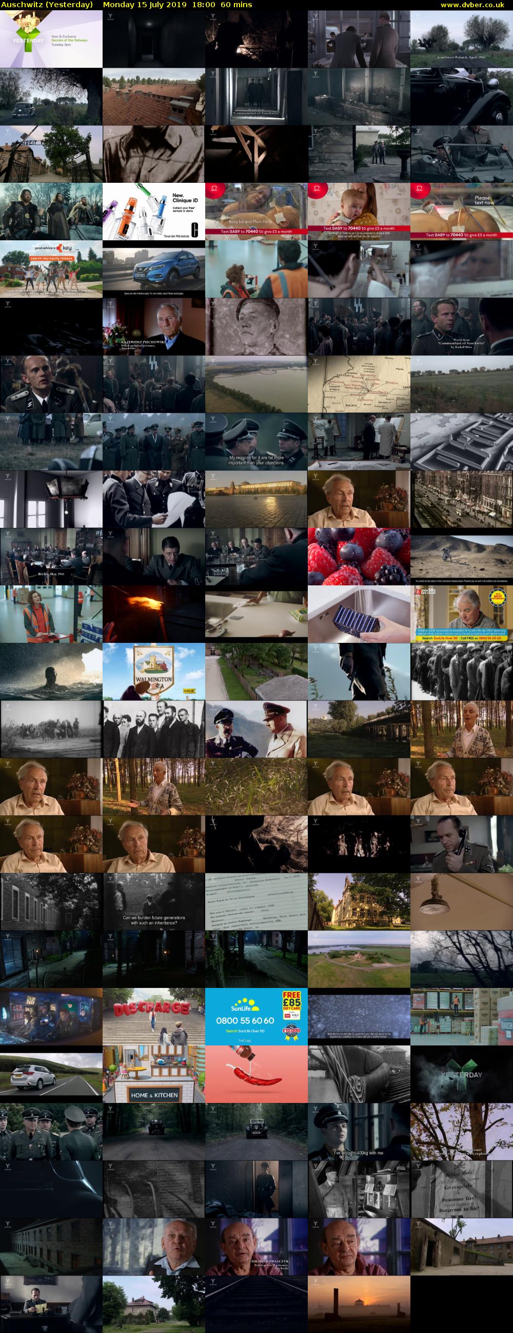 Auschwitz (Yesterday) Monday 15 July 2019 18:00 - 19:00