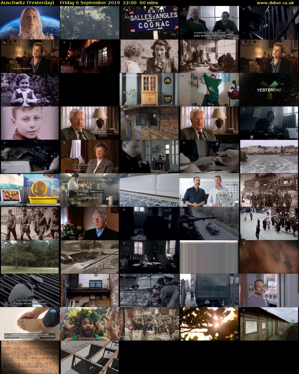 Auschwitz (Yesterday) Friday 6 September 2019 22:00 - 23:00