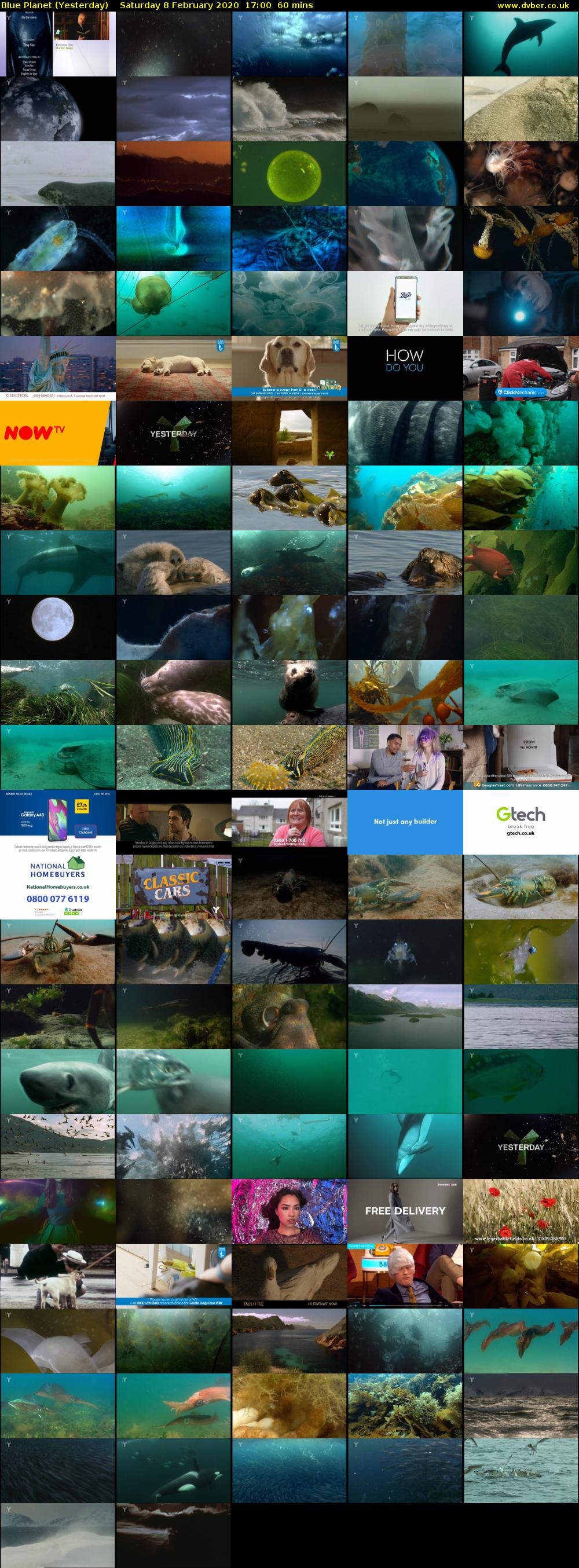 Blue Planet (Yesterday) Saturday 8 February 2020 17:00 - 18:00