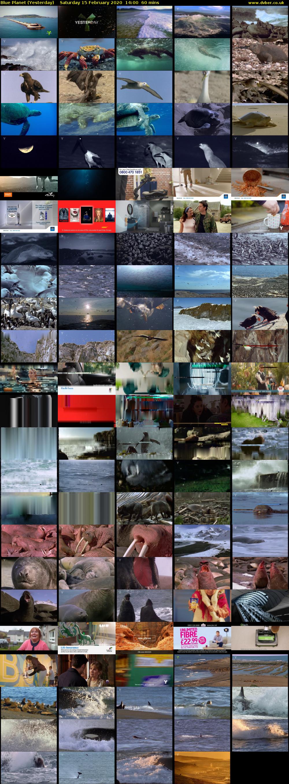 Blue Planet (Yesterday) Saturday 15 February 2020 14:00 - 15:00
