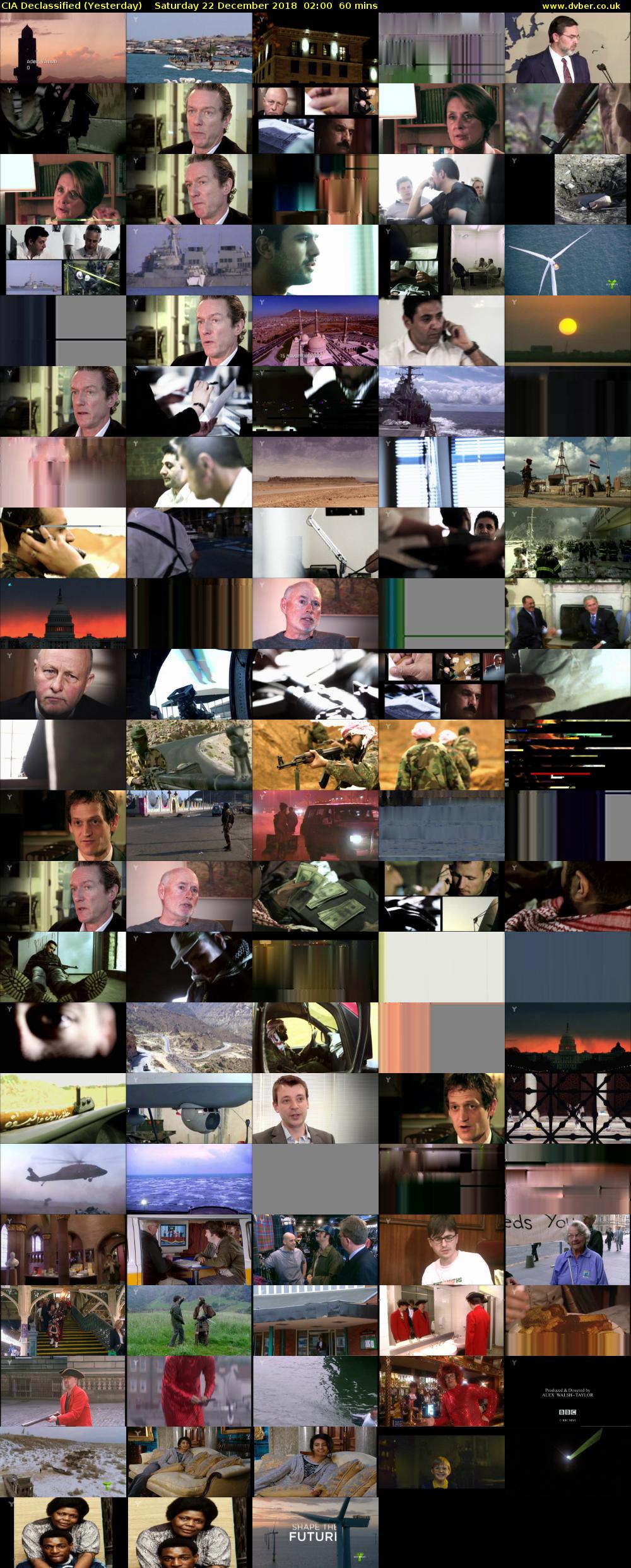 CIA Declassified (Yesterday) Saturday 22 December 2018 02:00 - 03:00