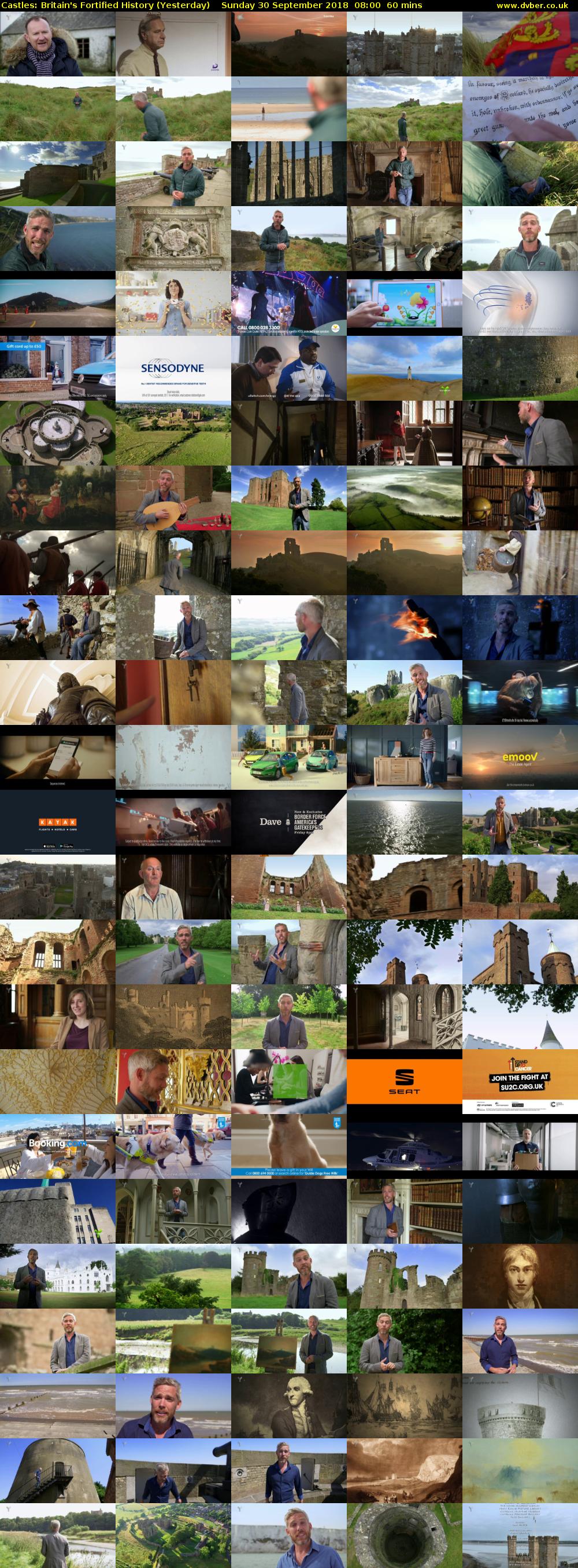 Castles: Britain's Fortified History (Yesterday) Sunday 30 September 2018 08:00 - 09:00