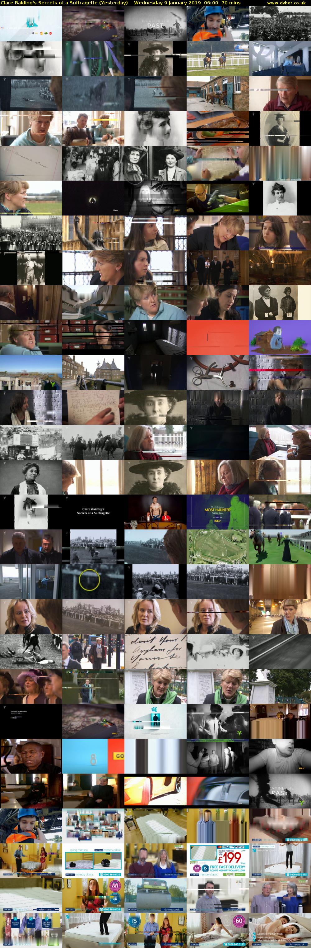 Clare Balding's Secrets of a Suffragette (Yesterday) Wednesday 9 January 2019 06:00 - 07:10