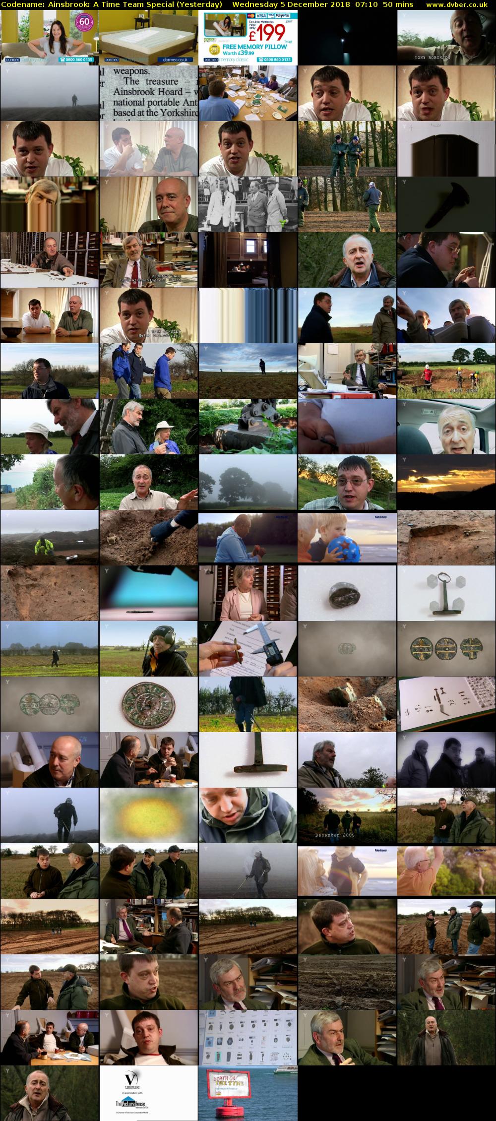 Codename: Ainsbrook: A Time Team Special (Yesterday) Wednesday 5 December 2018 07:10 - 08:00