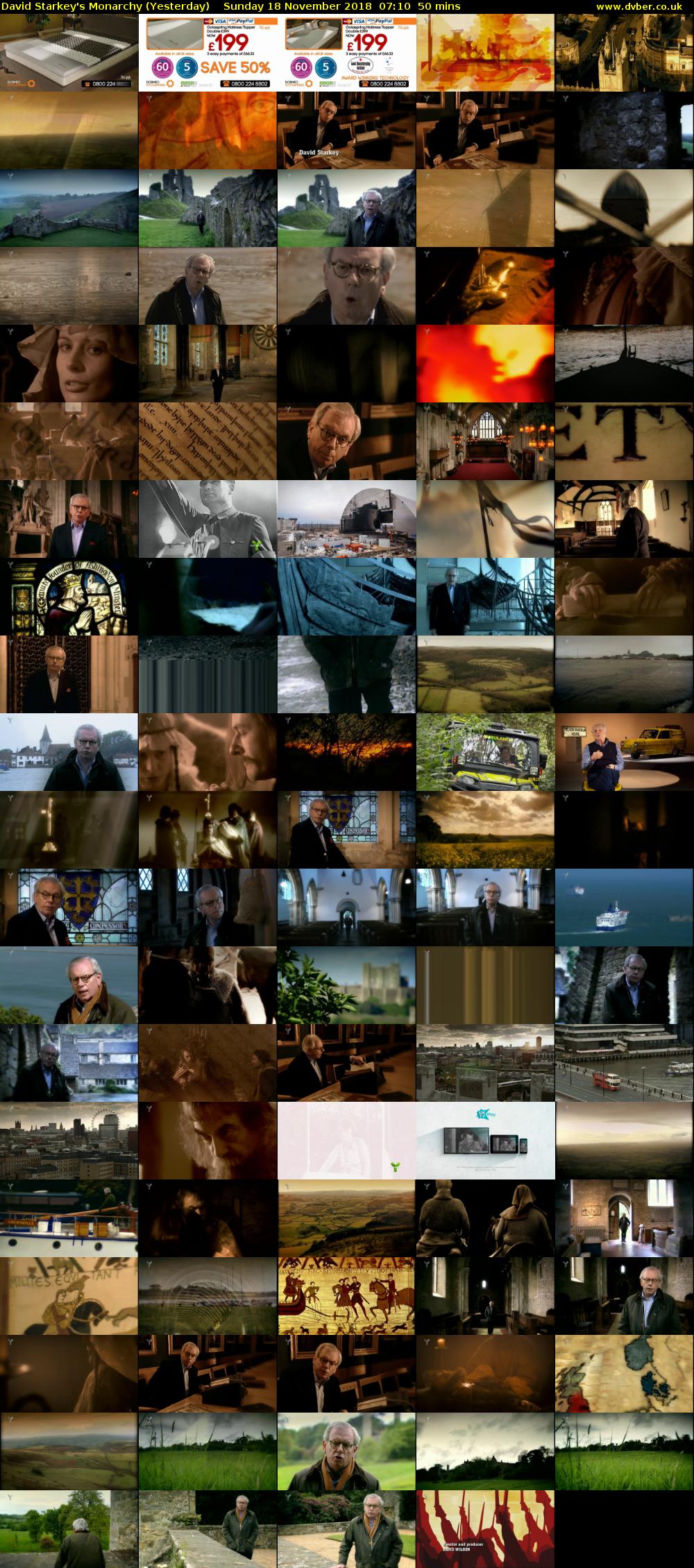 David Starkey's Monarchy (Yesterday) Sunday 18 November 2018 07:10 - 08:00