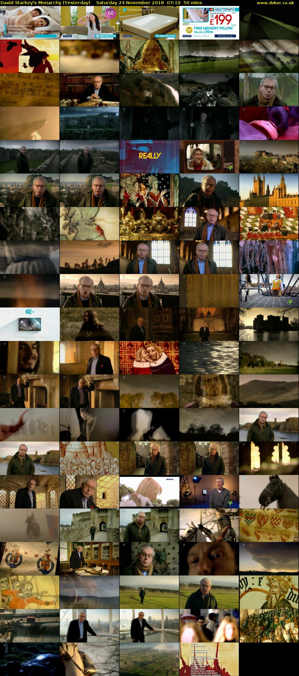 David Starkey's Monarchy (Yesterday) Saturday 24 November 2018 07:10 - 08:00