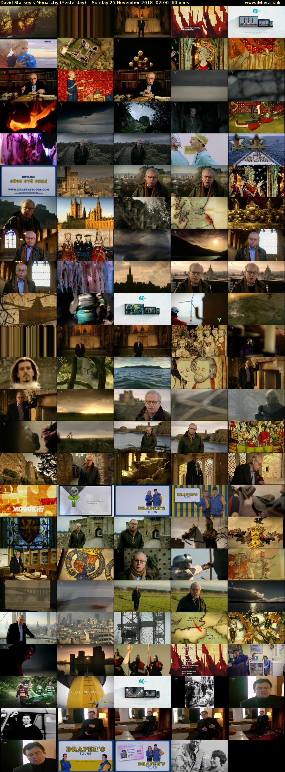 David Starkey's Monarchy (Yesterday) Sunday 25 November 2018 02:00 - 03:00