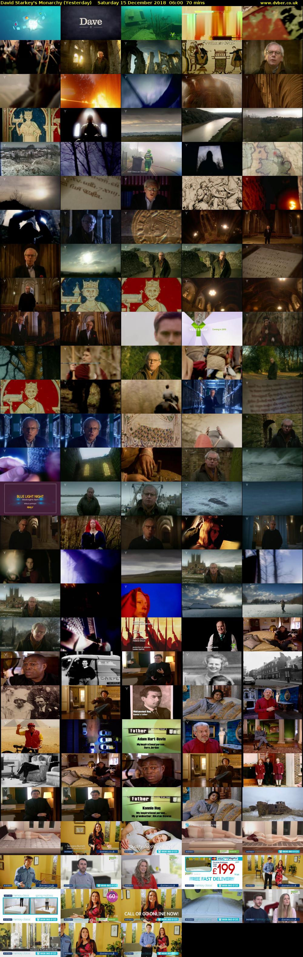 David Starkey's Monarchy (Yesterday) Saturday 15 December 2018 06:00 - 07:10