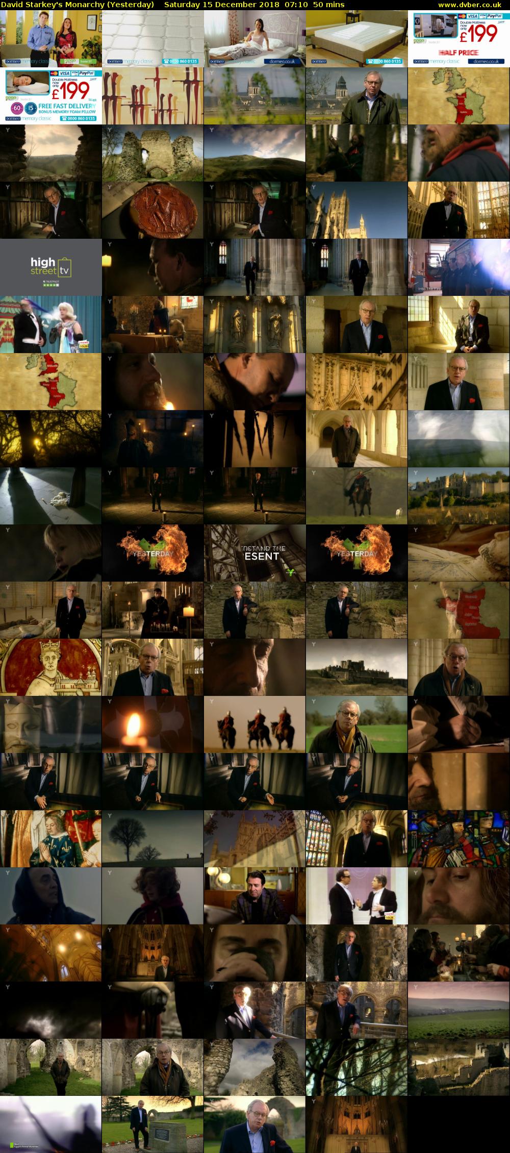 David Starkey's Monarchy (Yesterday) Saturday 15 December 2018 07:10 - 08:00