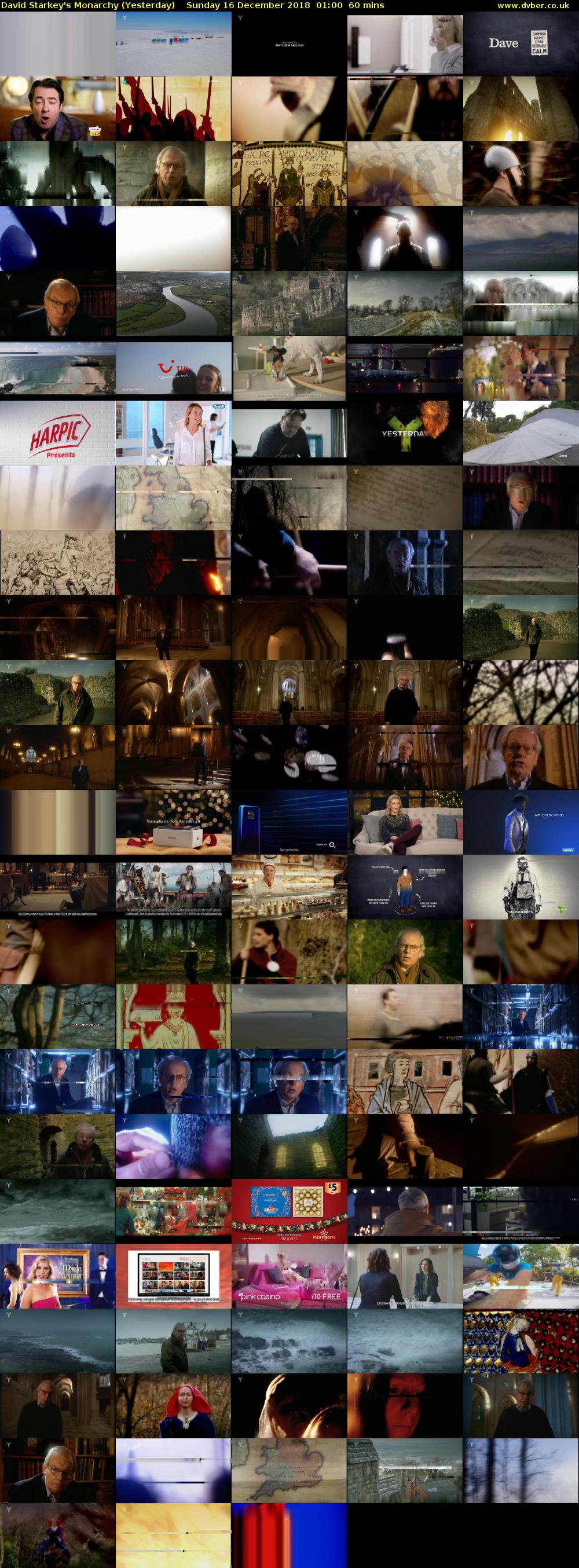 David Starkey's Monarchy (Yesterday) Sunday 16 December 2018 01:00 - 02:00