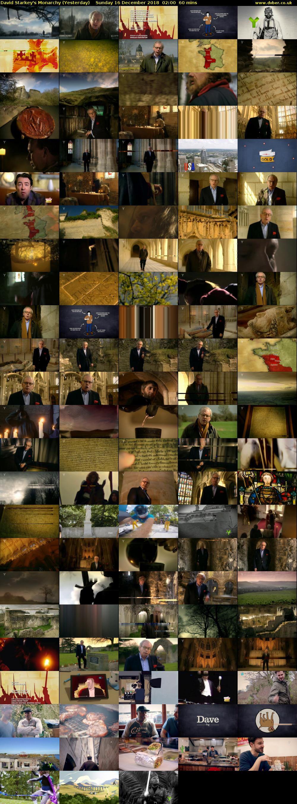 David Starkey's Monarchy (Yesterday) Sunday 16 December 2018 02:00 - 03:00