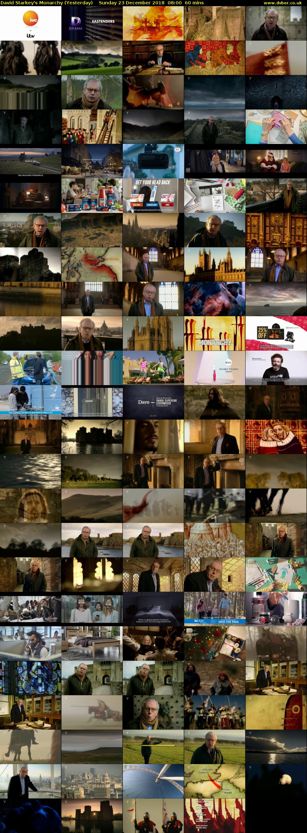 David Starkey's Monarchy (Yesterday) Sunday 23 December 2018 08:00 - 09:00