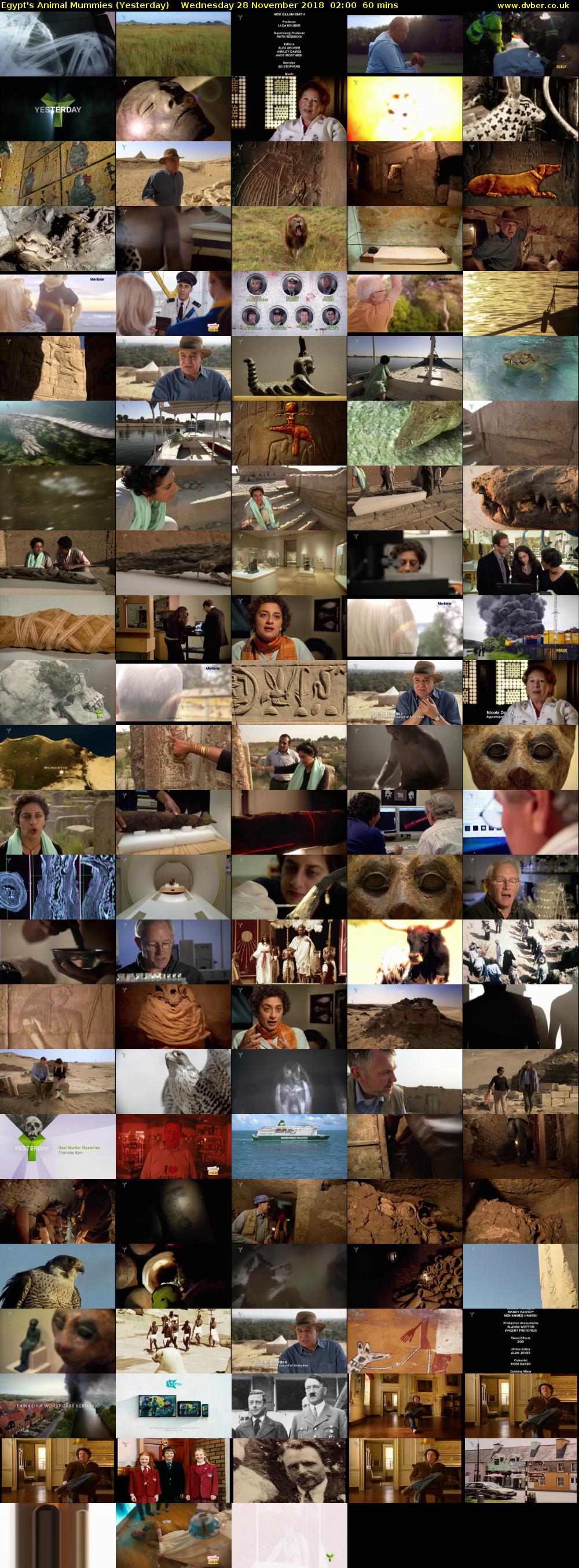 Egypt's Animal Mummies (Yesterday) Wednesday 28 November 2018 02:00 - 03:00