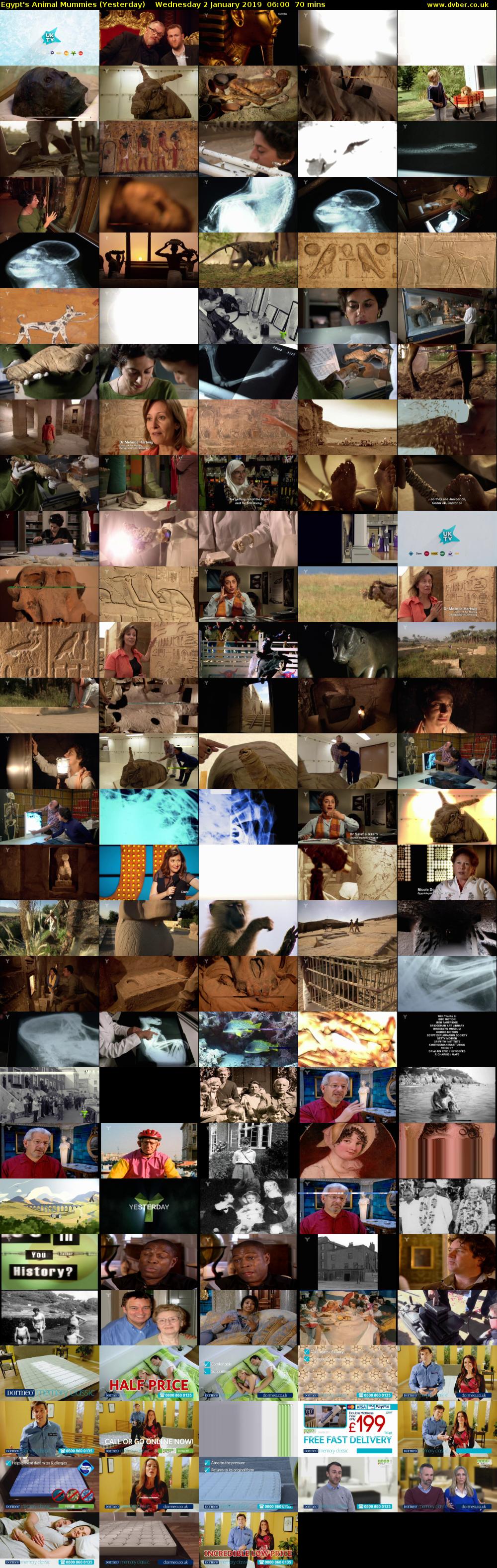 Egypt's Animal Mummies (Yesterday) Wednesday 2 January 2019 06:00 - 07:10