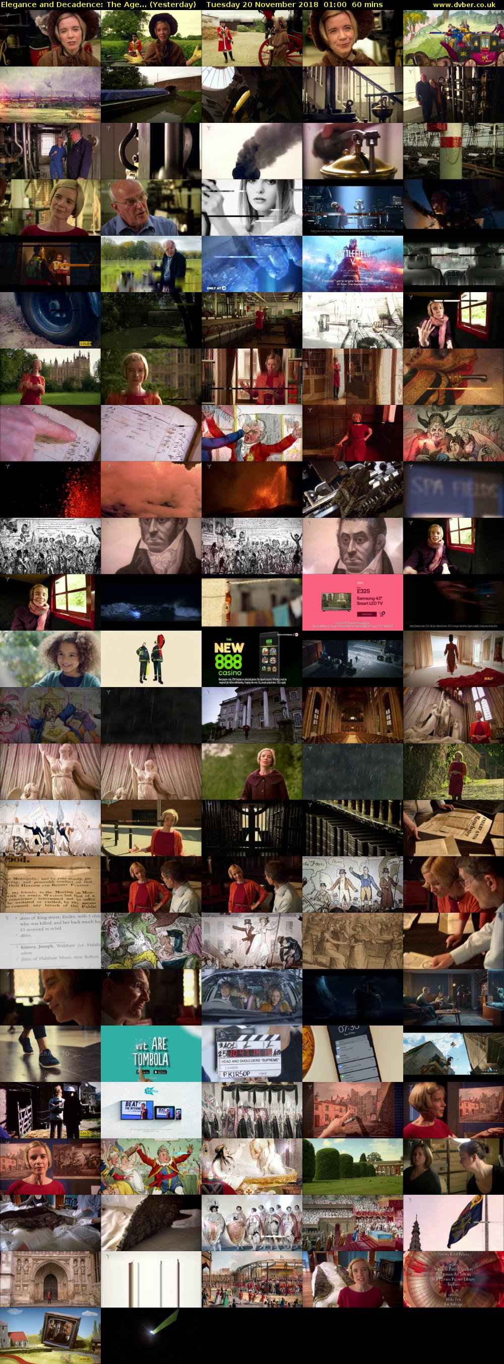 Elegance and Decadence: The Age... (Yesterday) Tuesday 20 November 2018 01:00 - 02:00