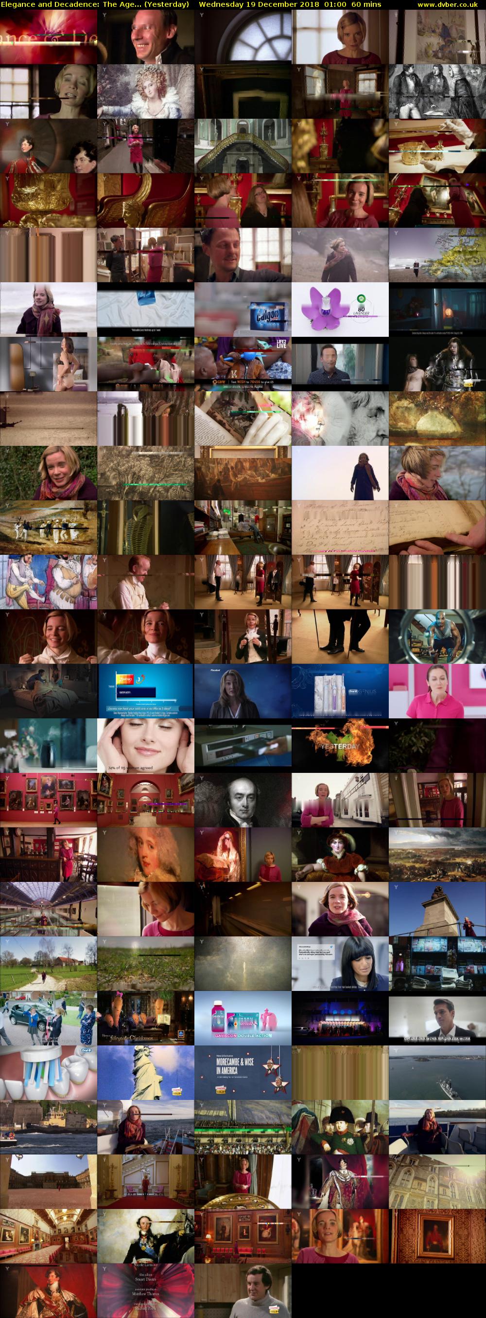 Elegance and Decadence: The Age... (Yesterday) Wednesday 19 December 2018 01:00 - 02:00