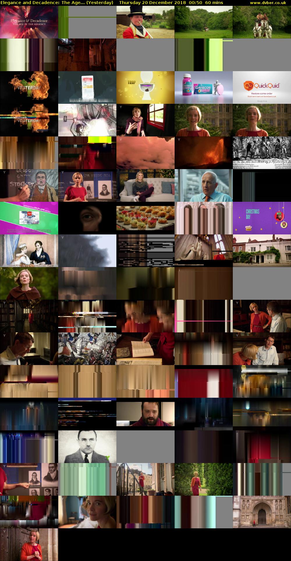 Elegance and Decadence: The Age... (Yesterday) Thursday 20 December 2018 00:50 - 01:50