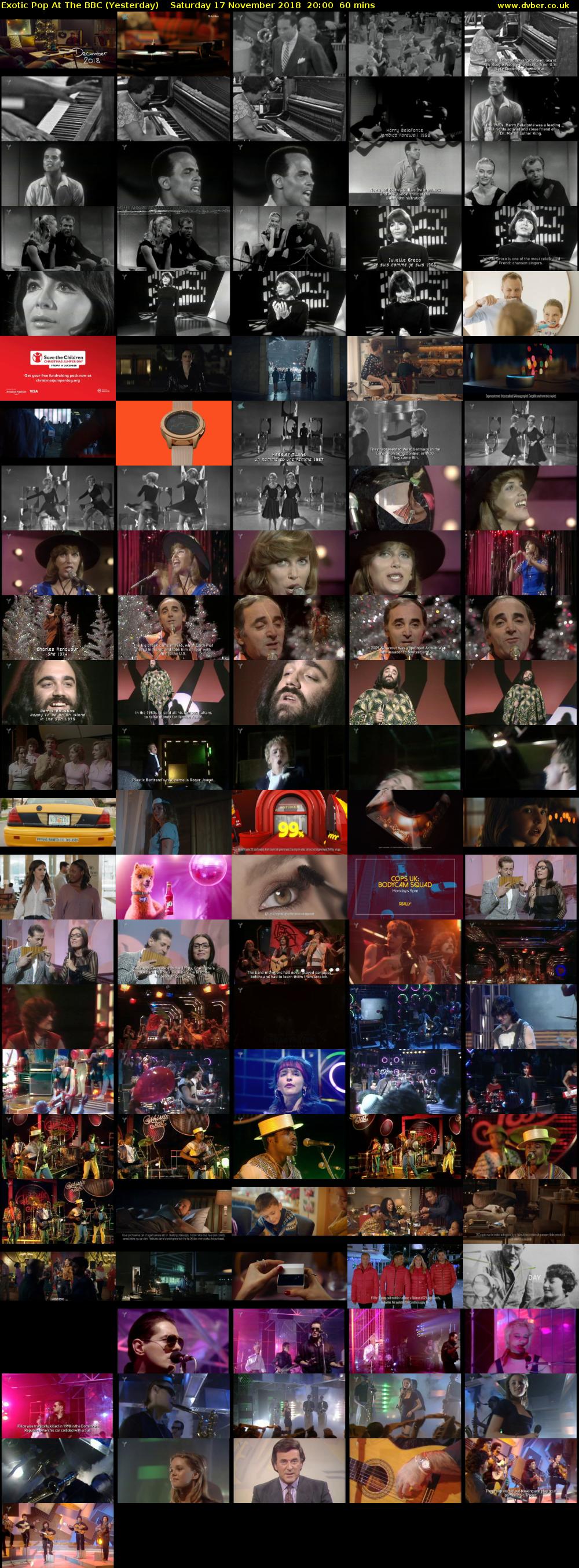 Exotic Pop at the BBC (Yesterday) Saturday 17 November 2018 20:00 - 21:00