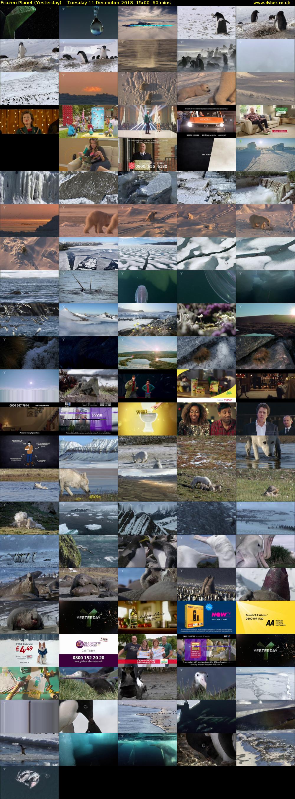 Frozen Planet (Yesterday) Tuesday 11 December 2018 15:00 - 16:00