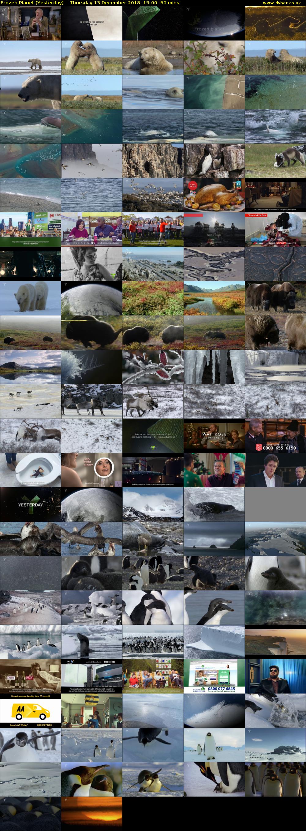 Frozen Planet (Yesterday) Thursday 13 December 2018 15:00 - 16:00