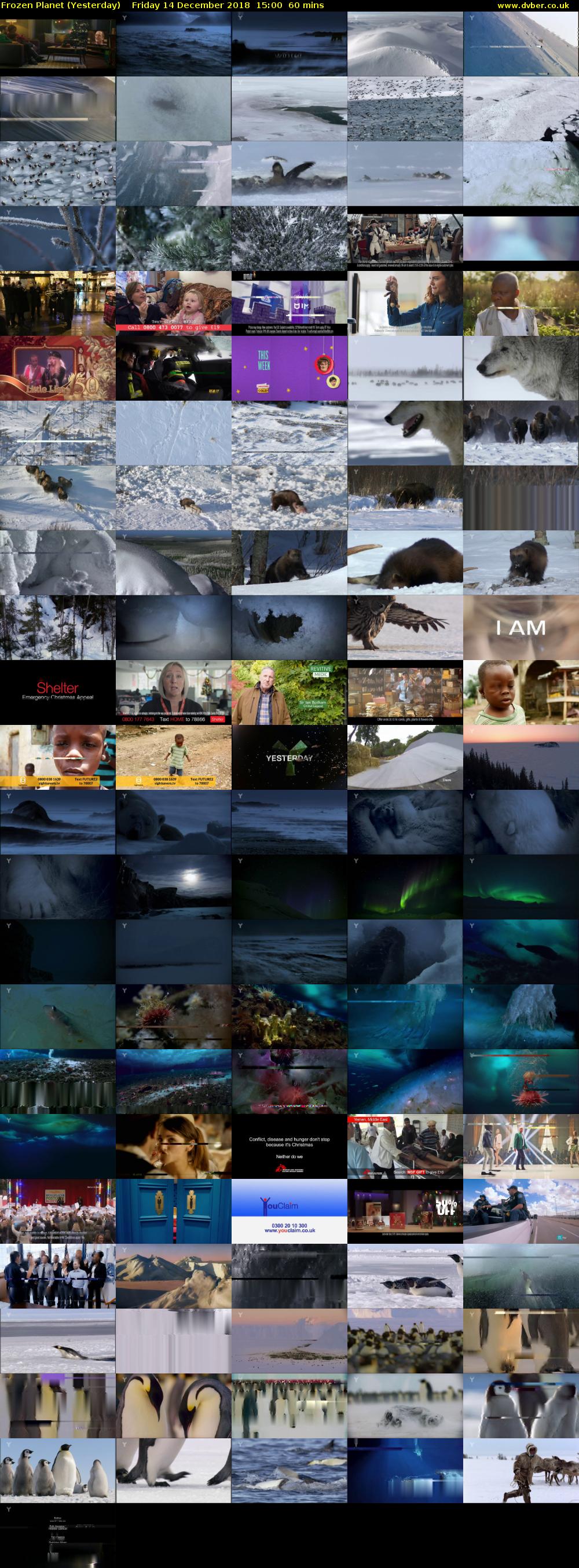 Frozen Planet (Yesterday) Friday 14 December 2018 15:00 - 16:00