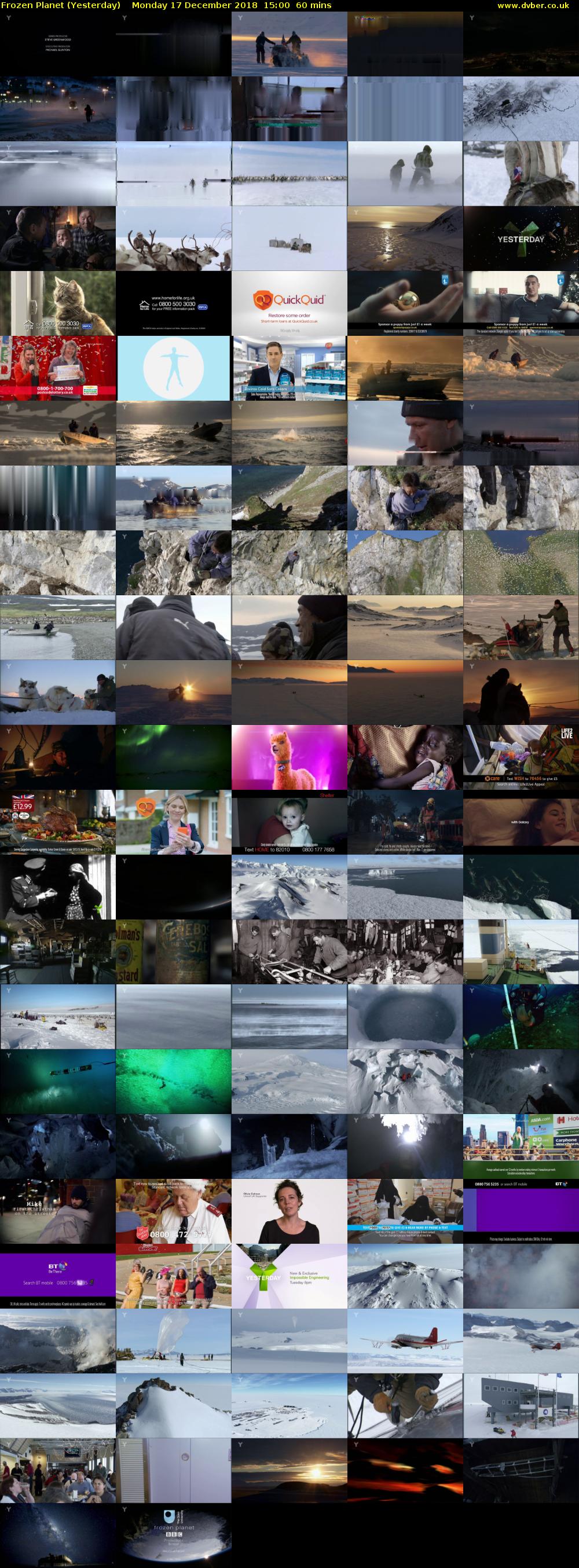 Frozen Planet (Yesterday) Monday 17 December 2018 15:00 - 16:00