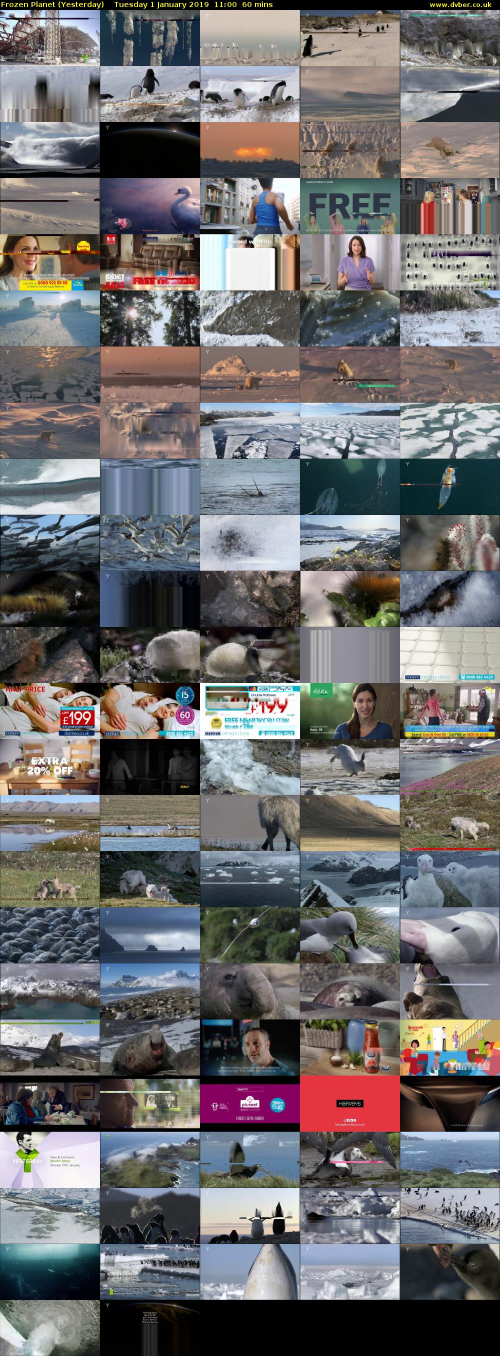 Frozen Planet (Yesterday) Tuesday 1 January 2019 11:00 - 12:00