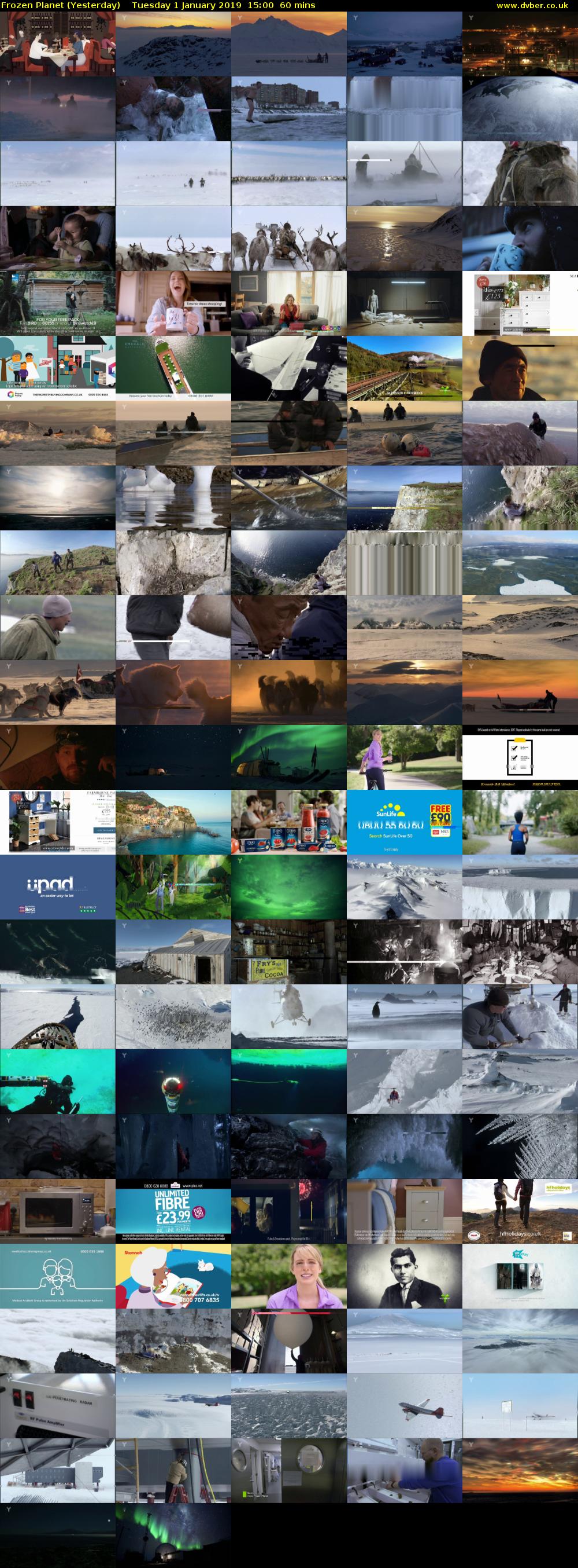 Frozen Planet (Yesterday) Tuesday 1 January 2019 15:00 - 16:00