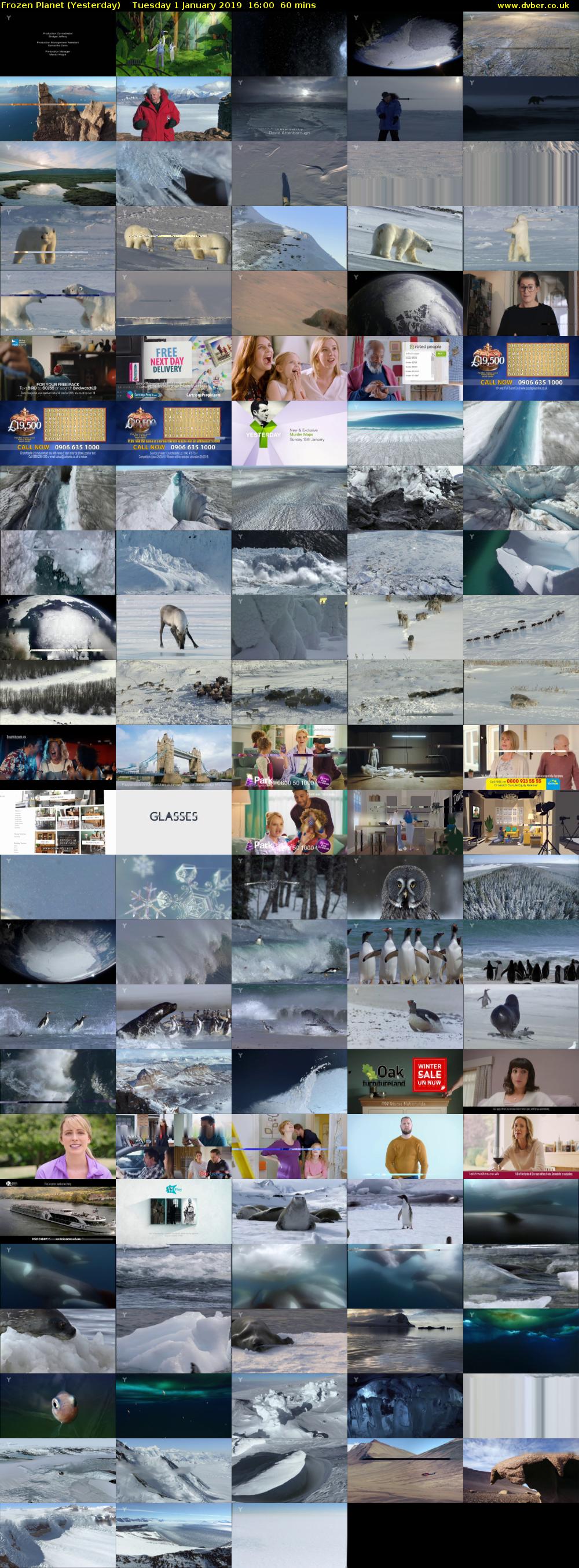 Frozen Planet (Yesterday) Tuesday 1 January 2019 16:00 - 17:00