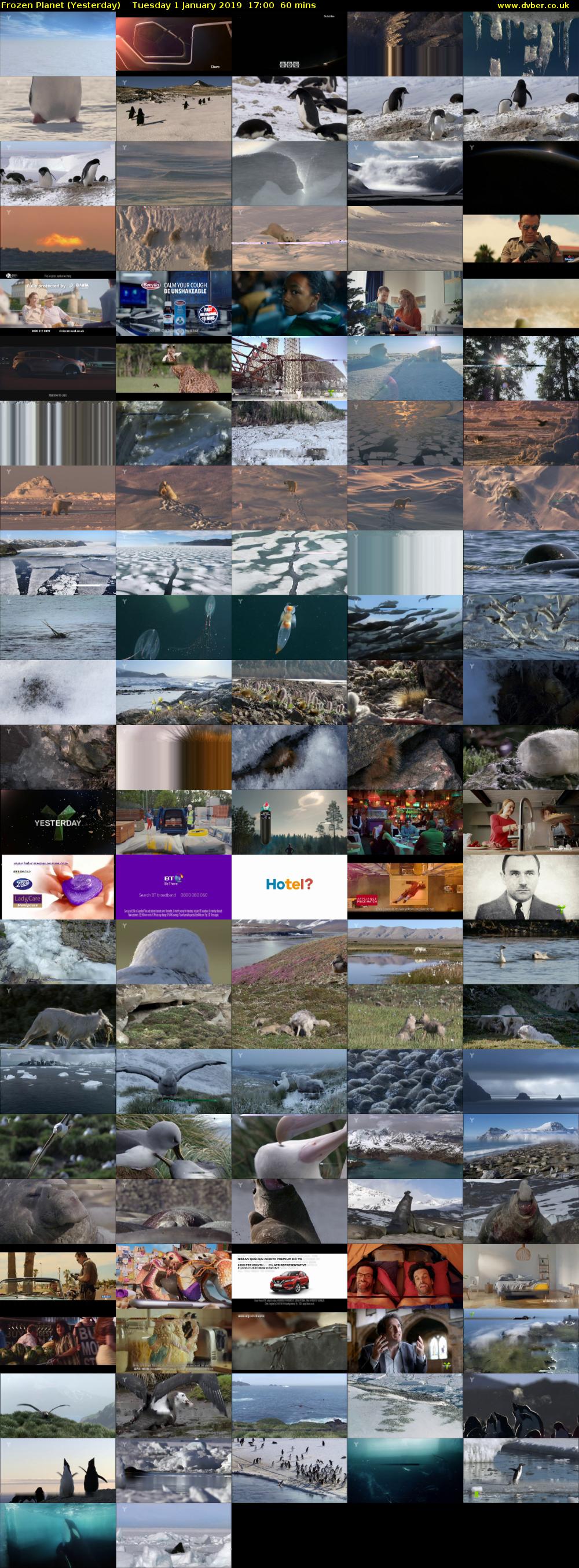 Frozen Planet (Yesterday) Tuesday 1 January 2019 17:00 - 18:00