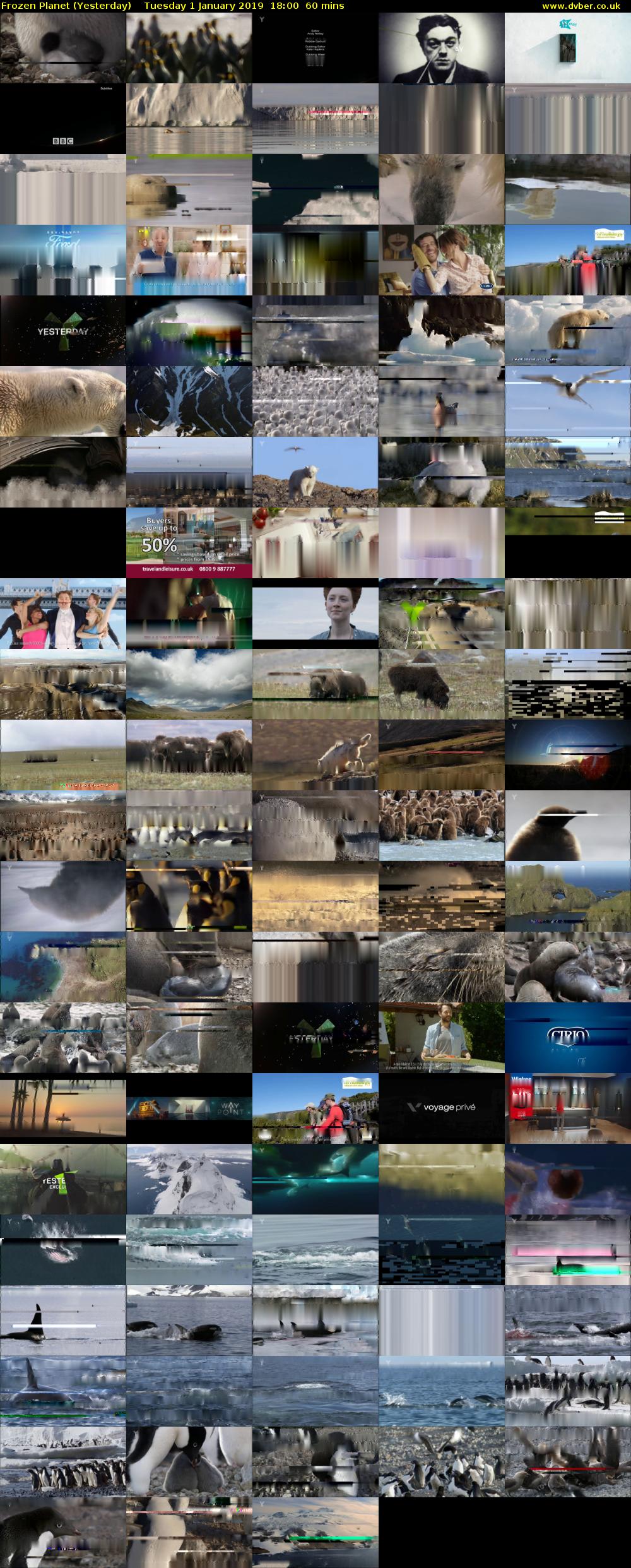 Frozen Planet (Yesterday) Tuesday 1 January 2019 18:00 - 19:00