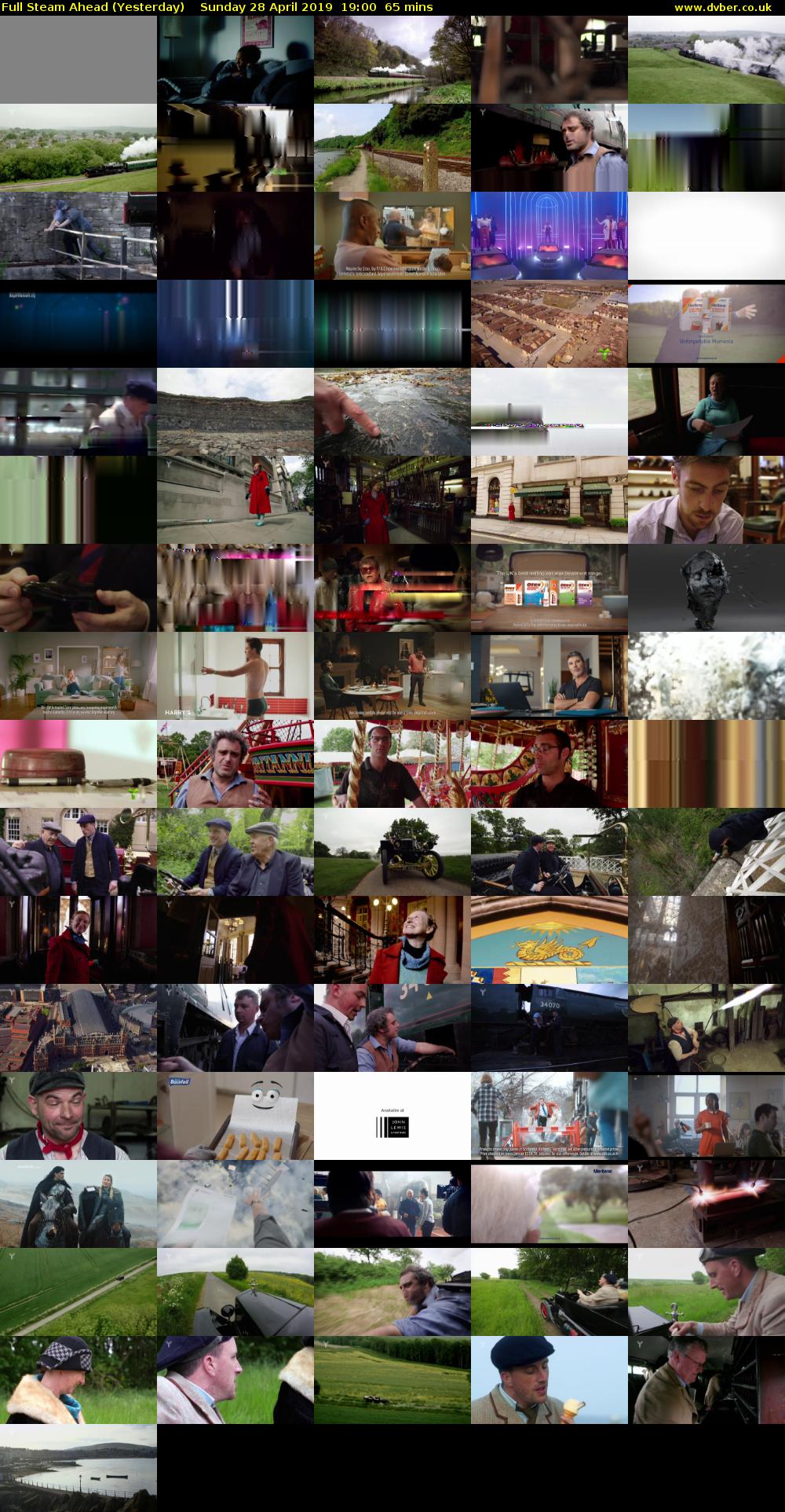 Full Steam Ahead (Yesterday) Sunday 28 April 2019 19:00 - 20:05