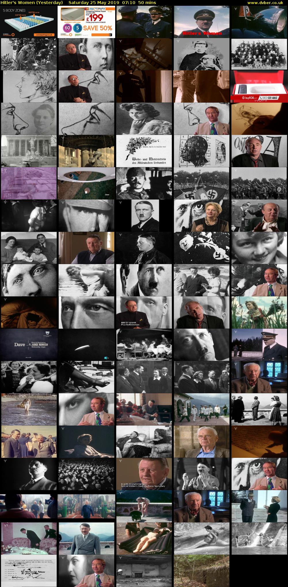 Hitler's Women (Yesterday) Saturday 25 May 2019 07:10 - 08:00