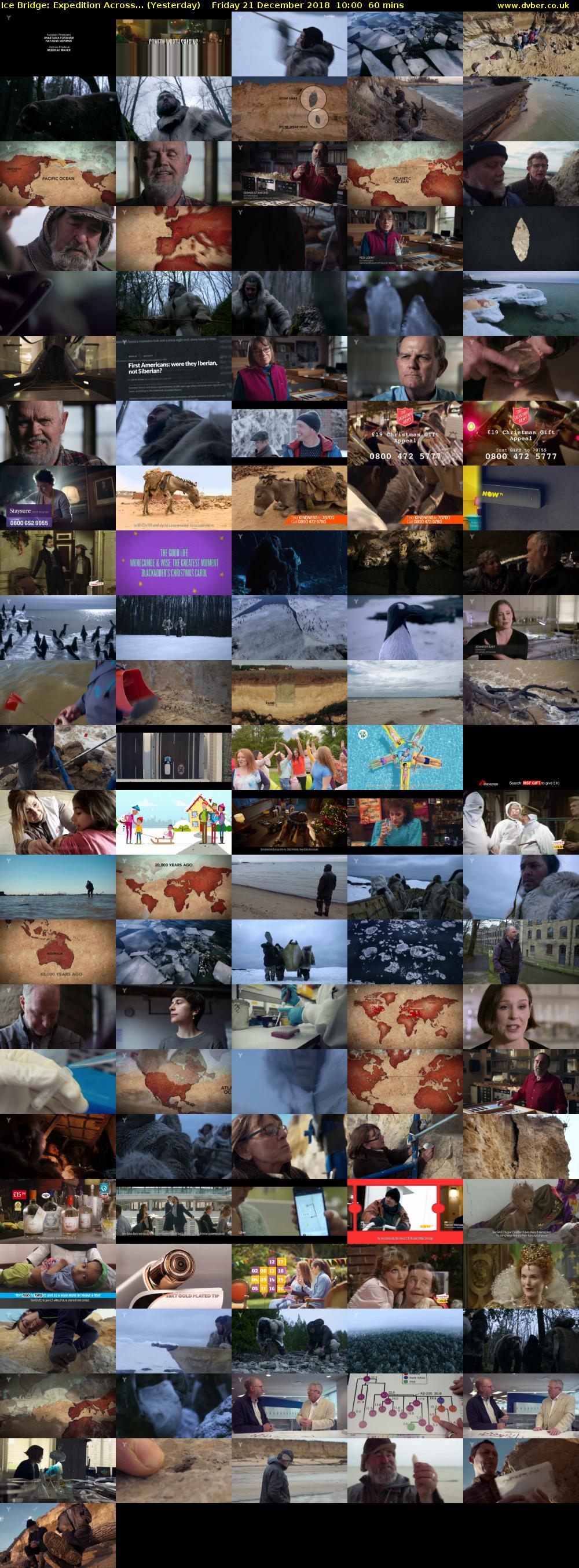 Ice Bridge: Expedition Across... (Yesterday) Friday 21 December 2018 10:00 - 11:00