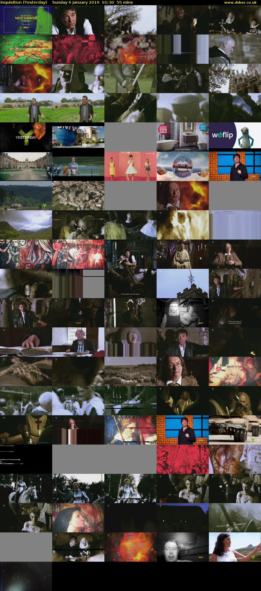 Inquisition (Yesterday) Sunday 6 January 2019 01:30 - 02:25