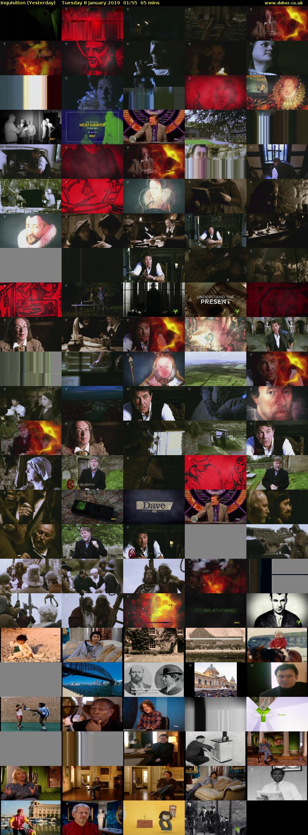 Inquisition (Yesterday) Tuesday 8 January 2019 01:55 - 03:00