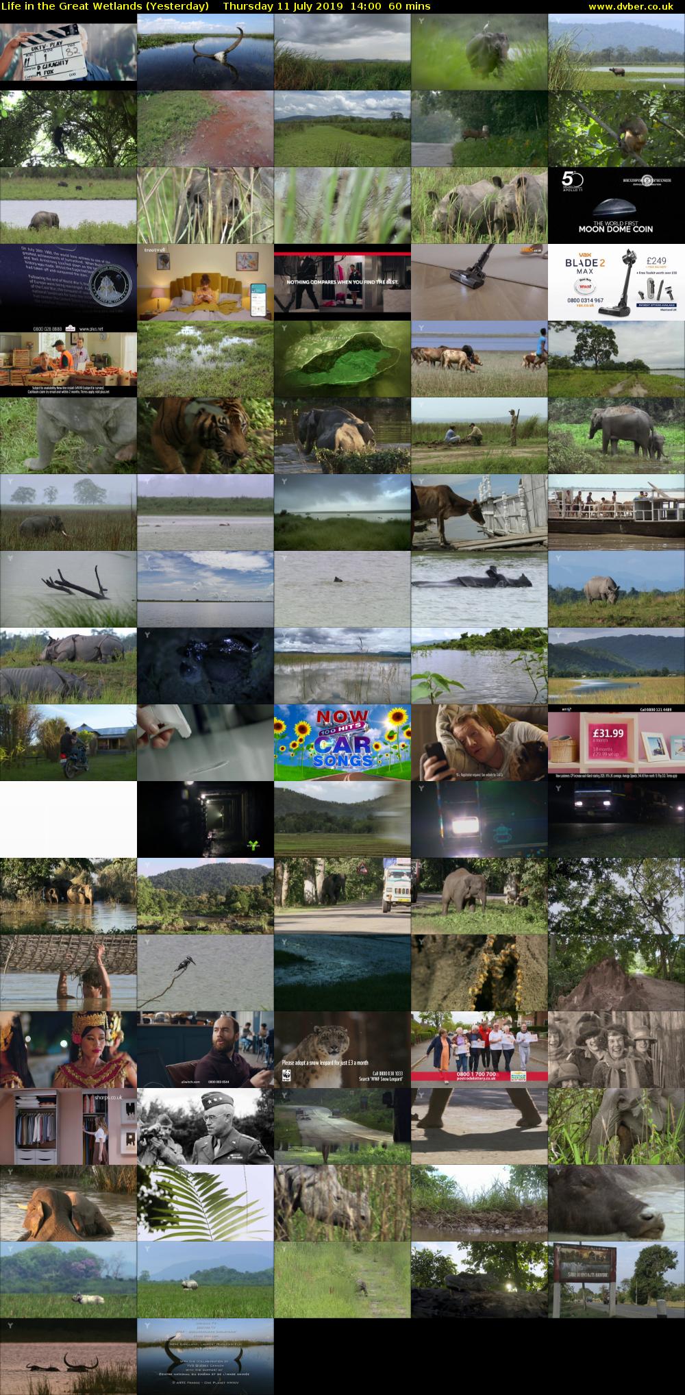 Life in the Great Wetlands (Yesterday) Thursday 11 July 2019 14:00 - 15:00