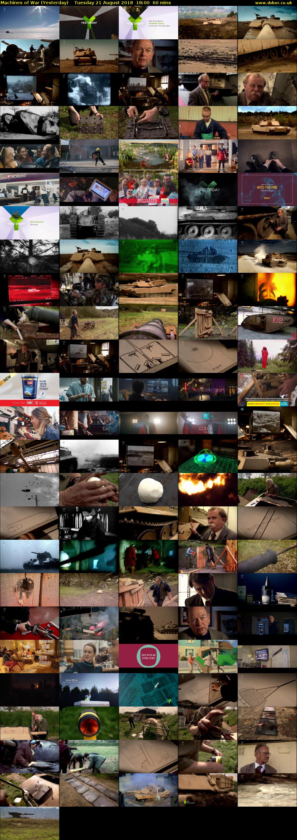Machines of War (Yesterday) Tuesday 21 August 2018 18:00 - 19:00