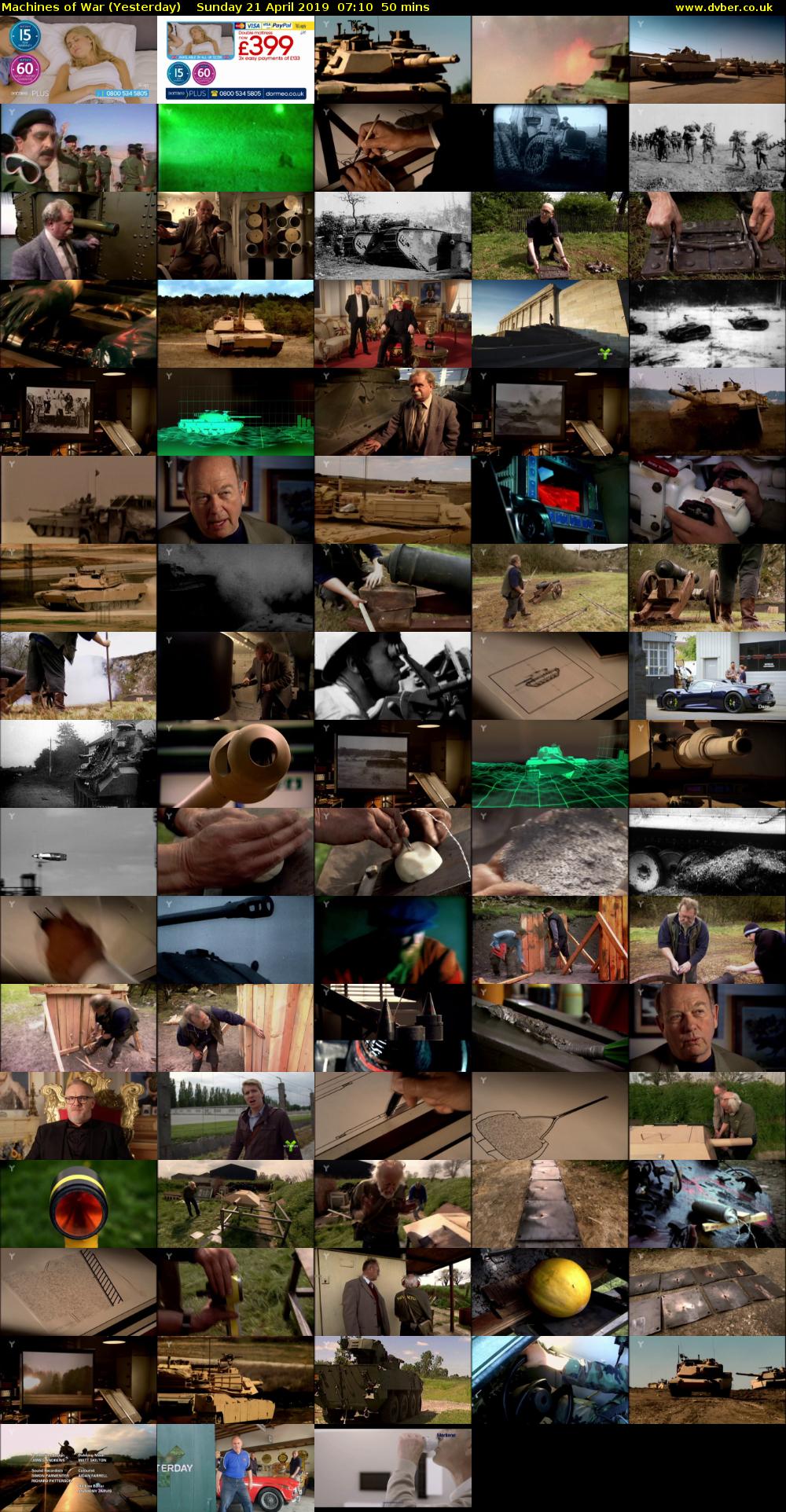 Machines of War (Yesterday) Sunday 21 April 2019 07:10 - 08:00