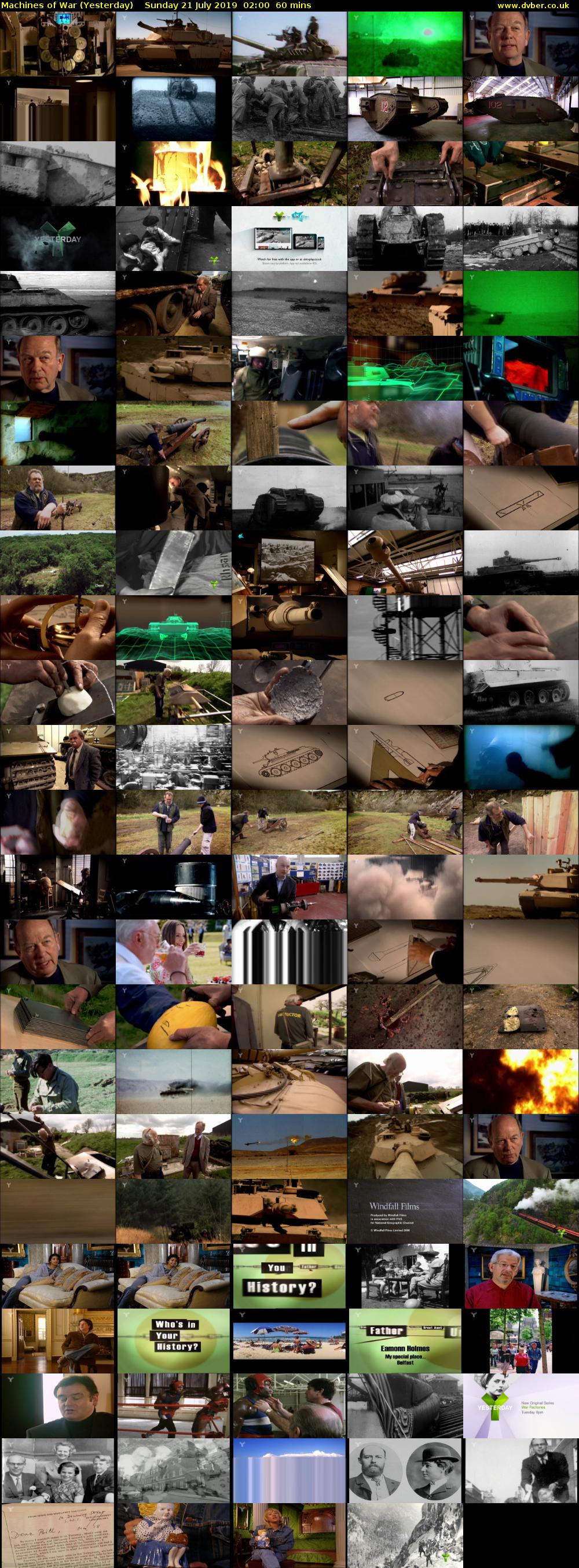 Machines of War (Yesterday) Sunday 21 July 2019 02:00 - 03:00