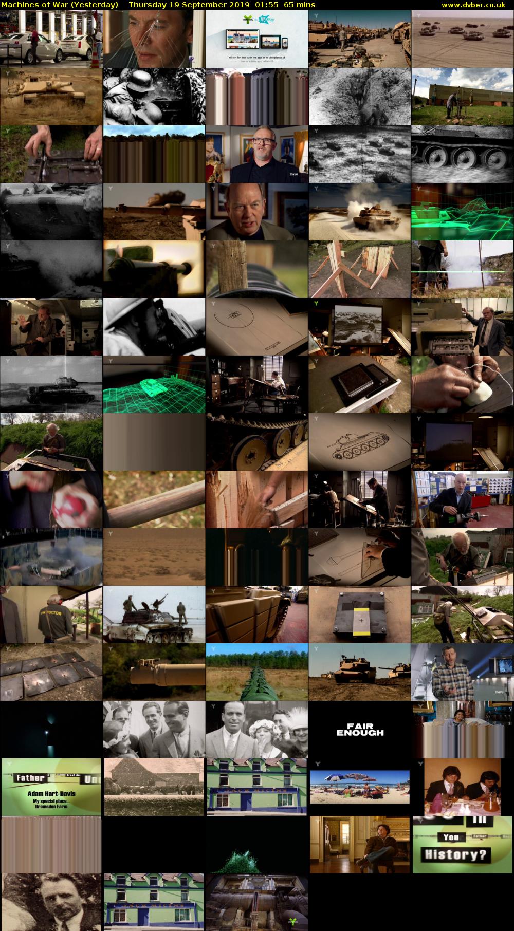 Machines of War (Yesterday) Thursday 19 September 2019 01:55 - 03:00