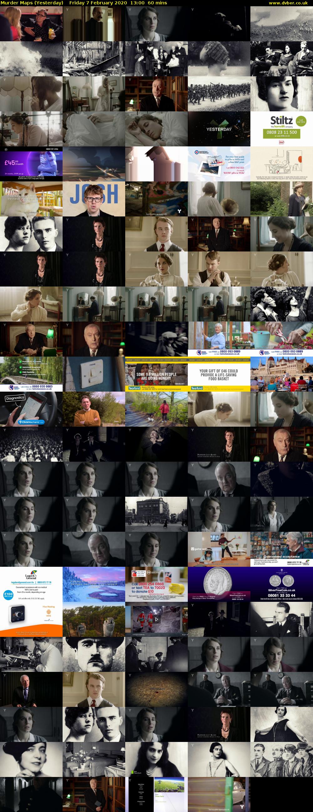 Murder Maps (Yesterday) Friday 7 February 2020 13:00 - 14:00