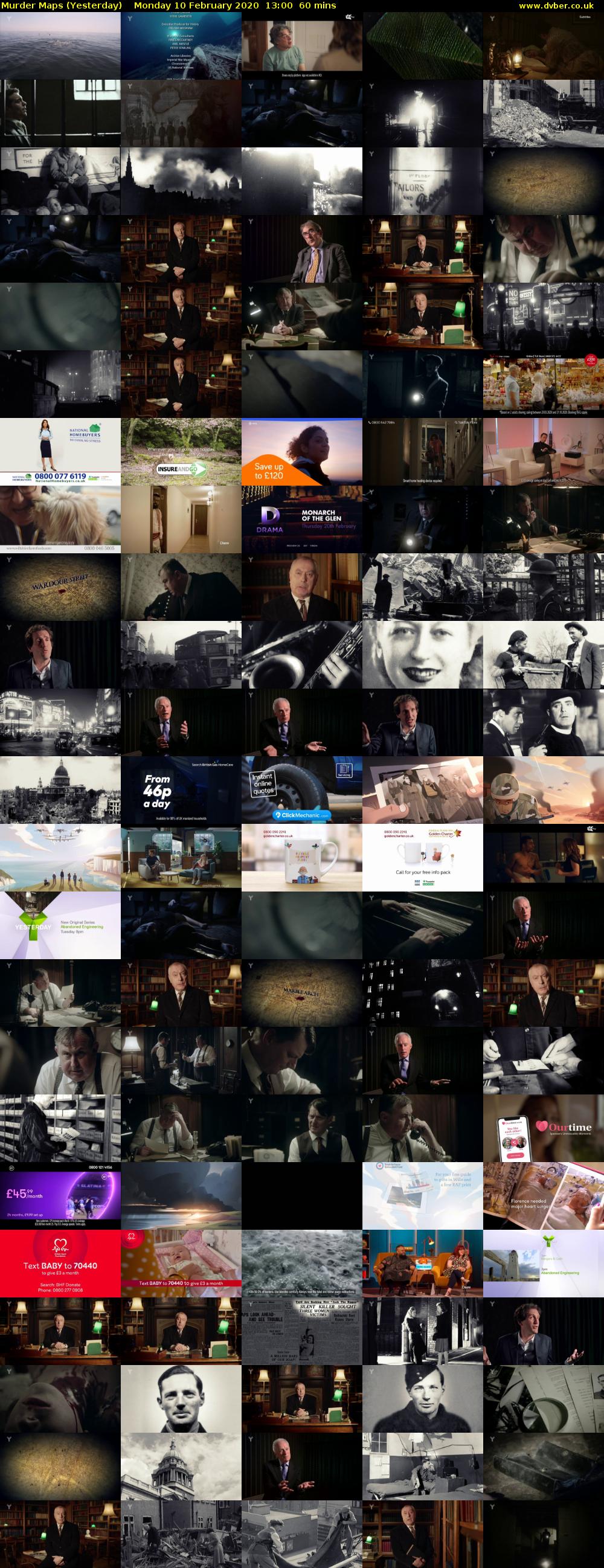 Murder Maps (Yesterday) Monday 10 February 2020 13:00 - 14:00