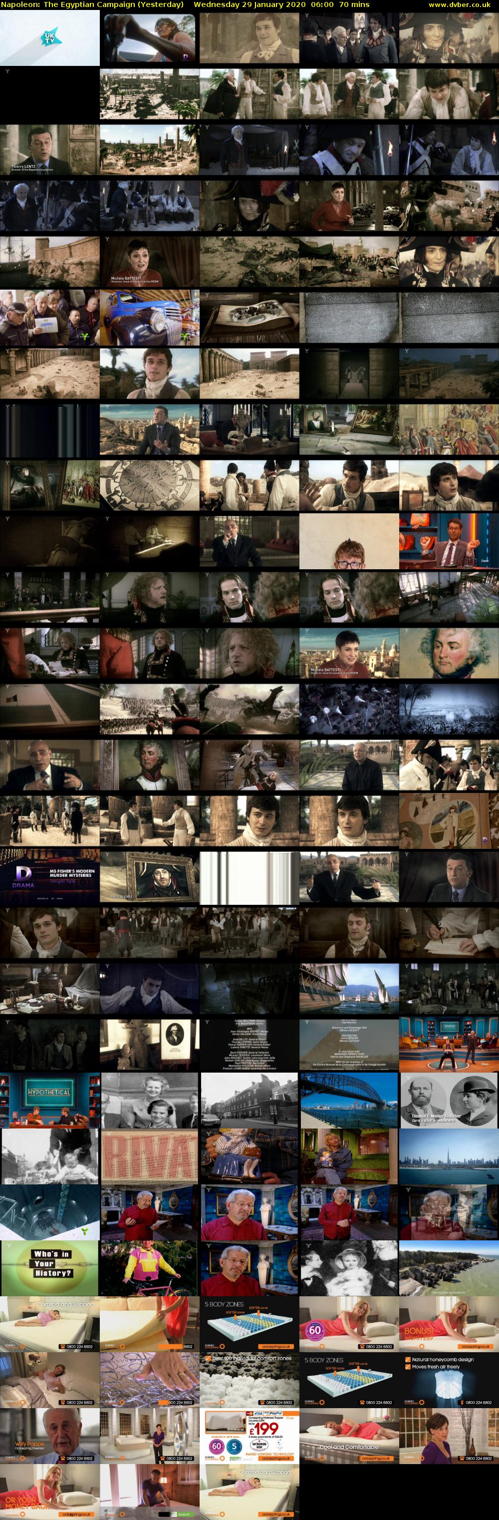 Napoleon: The Egyptian Campaign (Yesterday) Wednesday 29 January 2020 06:00 - 07:10