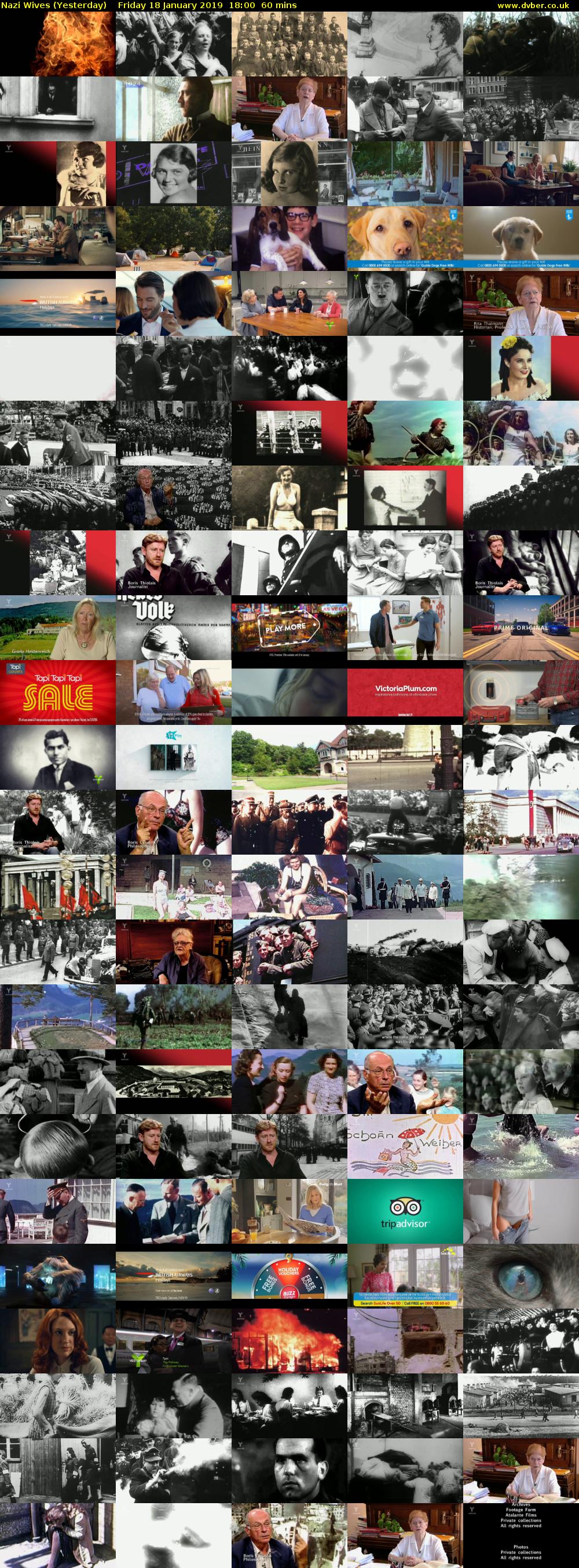 Nazi Wives (Yesterday) Friday 18 January 2019 18:00 - 19:00