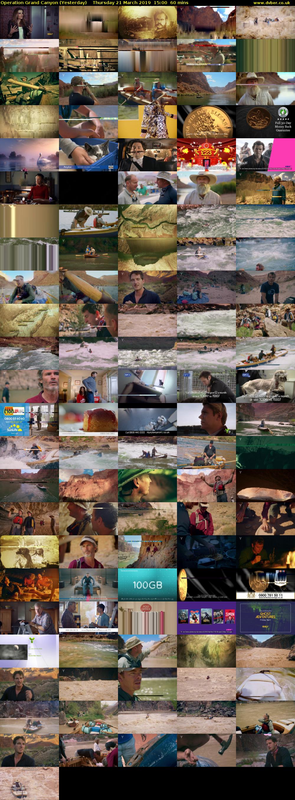Operation Grand Canyon (Yesterday) Thursday 21 March 2019 15:00 - 16:00