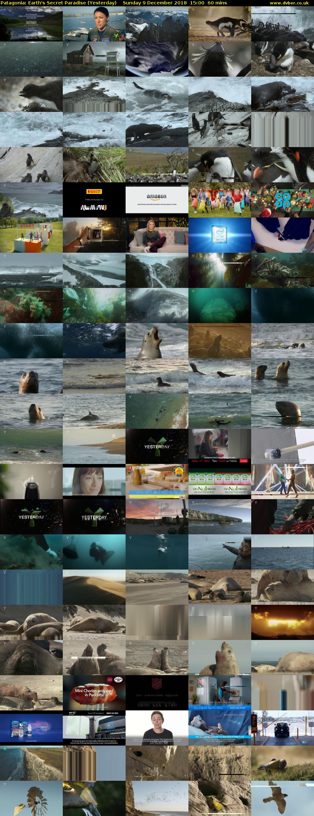 Patagonia: Earth's Secret Paradise (Yesterday) Sunday 9 December 2018 15:00 - 16:00